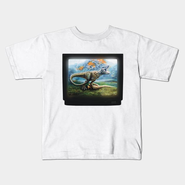 Old TV Kids T-Shirt by SPACE ART & NATURE SHIRTS 
